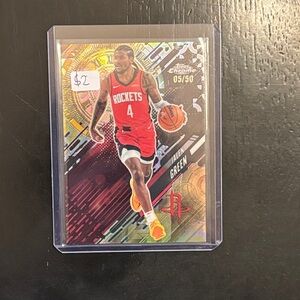 Jalen Green 2025 Topps Chrome Go Time 05/50 Card #GT-8